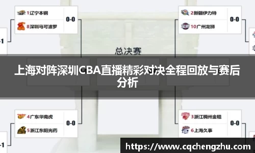 上海对阵深圳CBA直播精彩对决全程回放与赛后分析